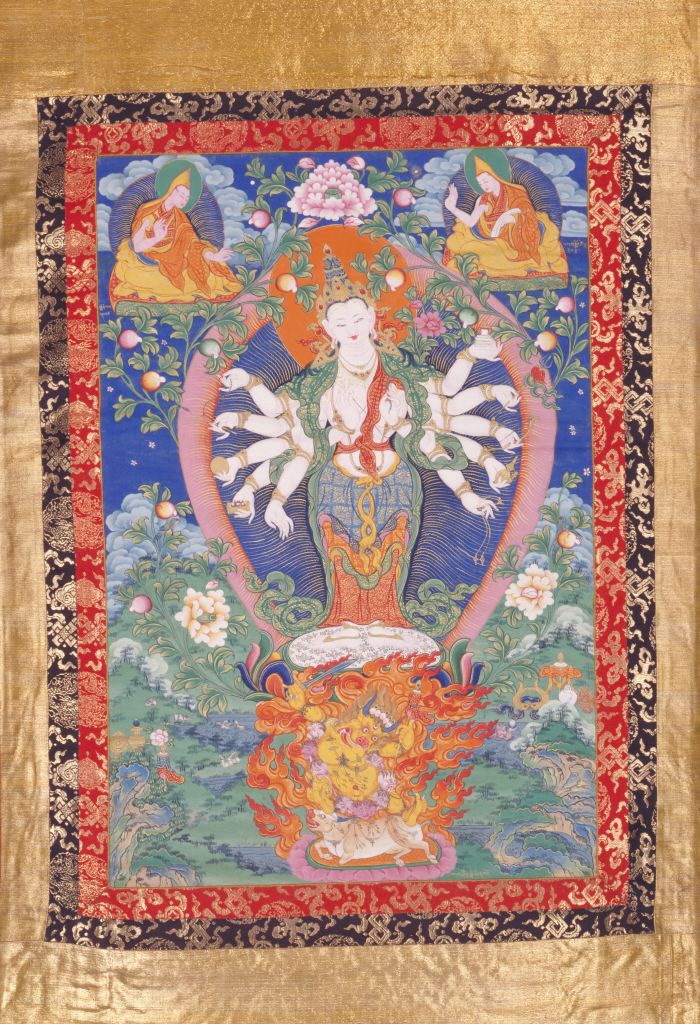 图片[1]-Do not empty the Thangka of Avalokitesvara-China Archive